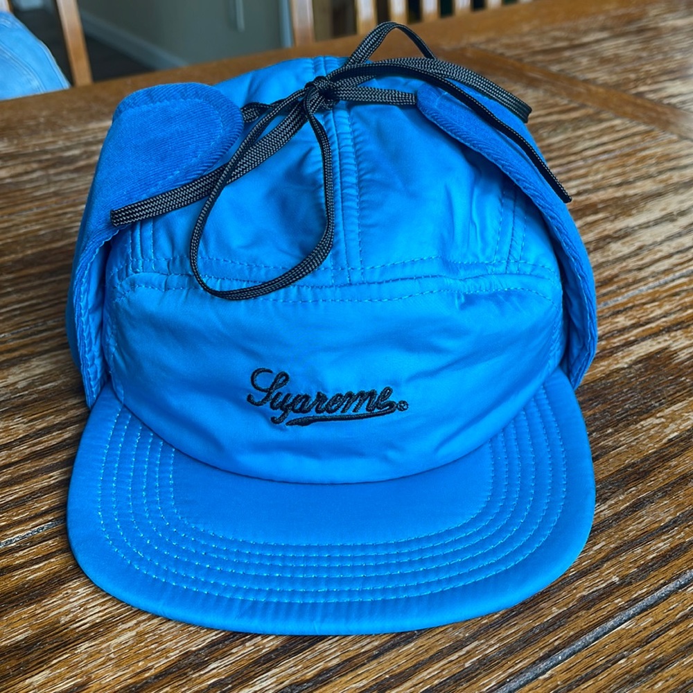 Supreme Blue Winter Igloo Hat M/L